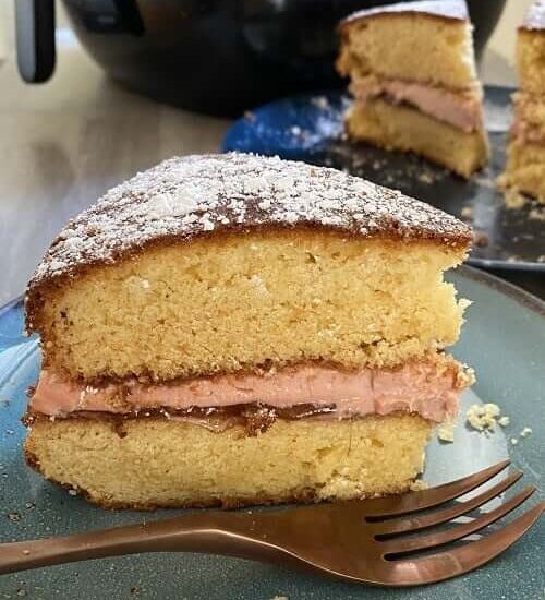 Air Fryer Victoria Sponge Cake Easyketo U