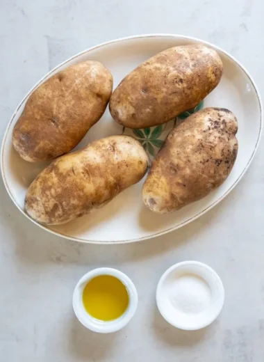 Air FRYER BAKED POTATO