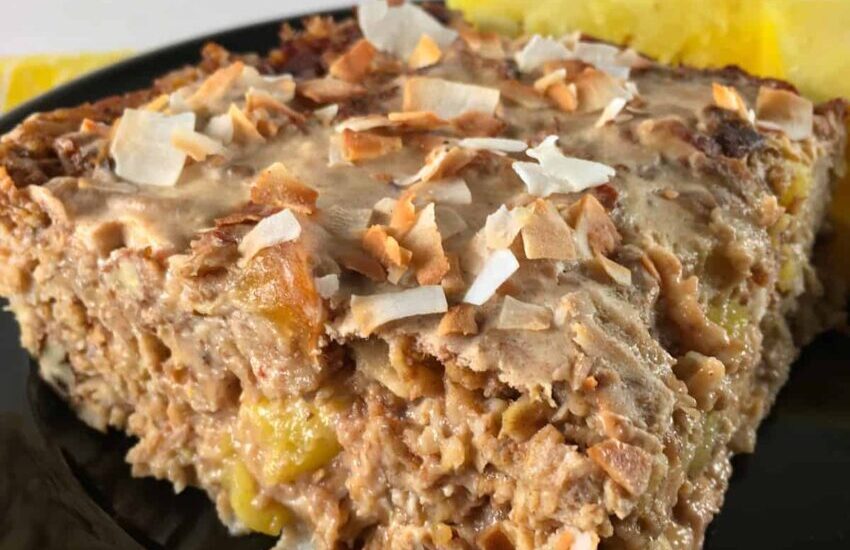 Air Fryer Baked Oatmeal