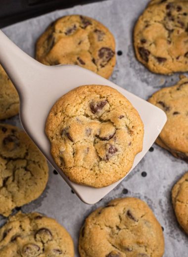 Air Fryer Chocolate Chip Cookie