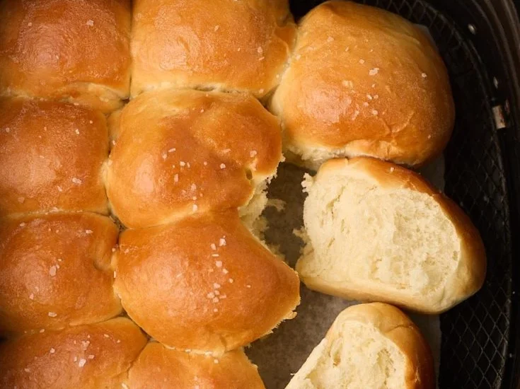 Air Fryer Homemade bread Rolls