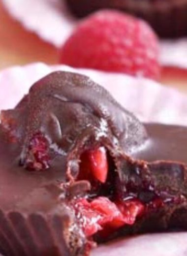 Chocolate Raspberry Keto Fat Bombs