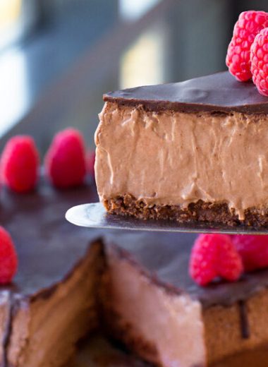 Keto Chocolate Cheesecake