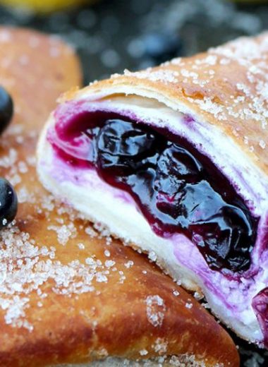 Air Fryer Blueberry CheeseCake Chimichangas