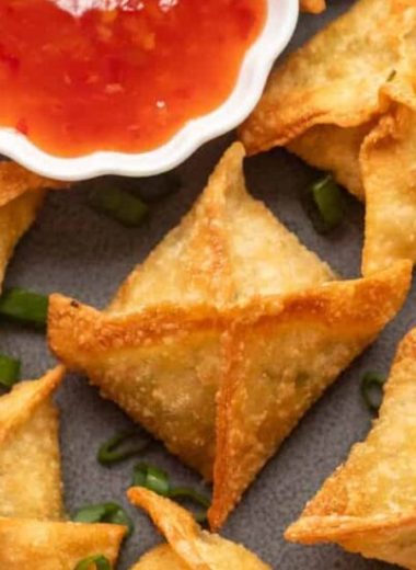 Air Fryer Crispy Crab Rangoon