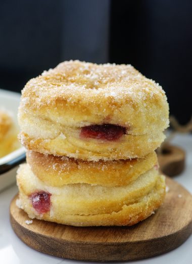 Air Fryer Jelly Donuts