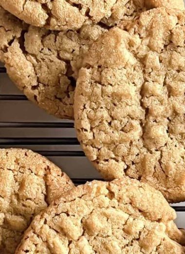 Air Fryer Peanut Butter Cookies