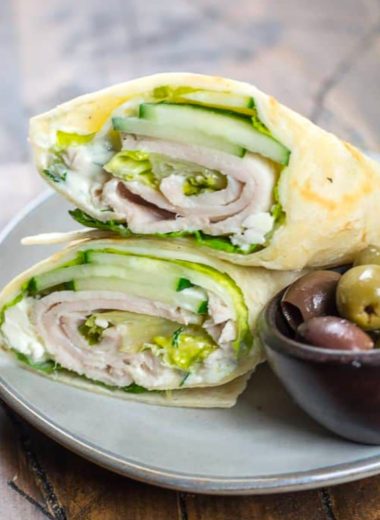 Greek Turkey Wrap