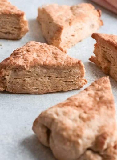 AIR FRYER APPLE PIE SCONES