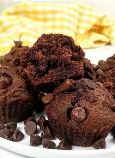 Air Fryer Chocolate banana Muffins