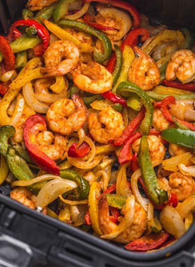 Air Fryer Shrimp Fajitas