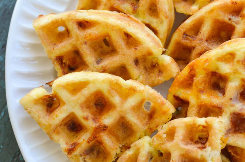 Ham and Cheese Chaffles