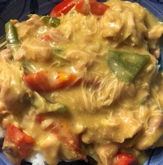Easy Creamy Chicken Curry Slow Cooker