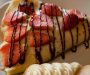 Crêpes Keto à la Crème Anglaise et aux Fraises
