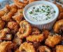 Champignons Frits Croquants avec Sauce Ranch Maison