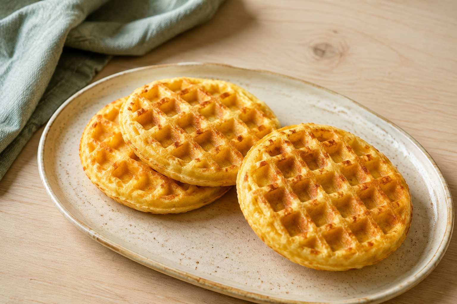 Gluten Free Keto Almond Flour Chaffles