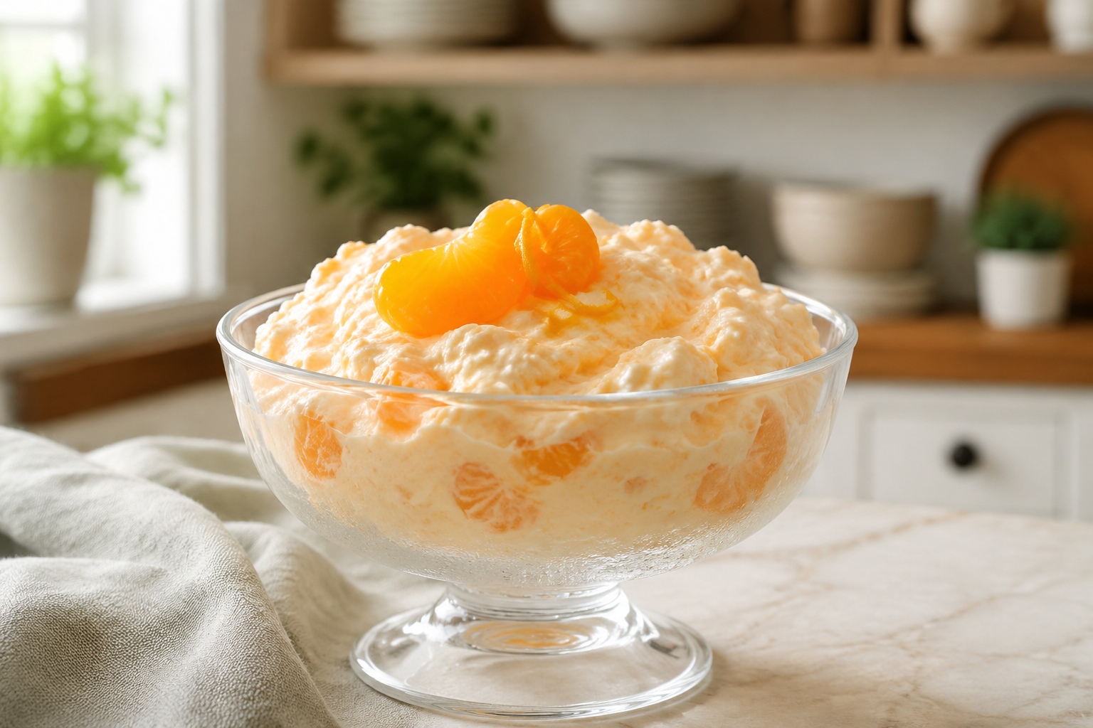 Sugar-Free Orange Fluff with Greek Yogurt