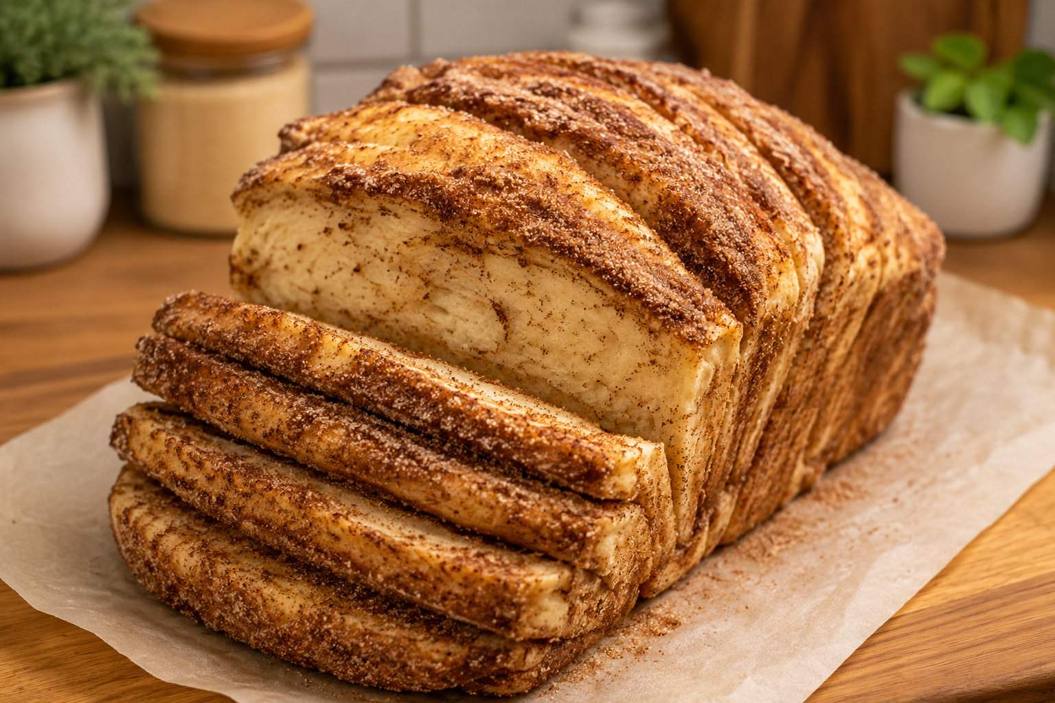 Gluten Free Cinnamon Pull-Apart Bread