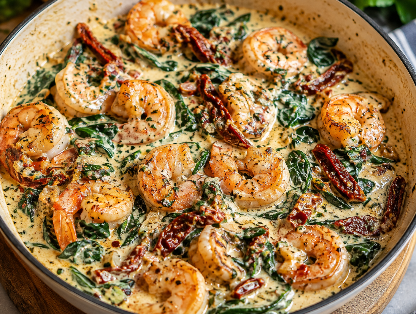 Creamy Tuscan Garlic Shrimp