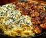 Poulet Crémeux au Beurre à l’Ail & Linguine à la Sauce Alfredo