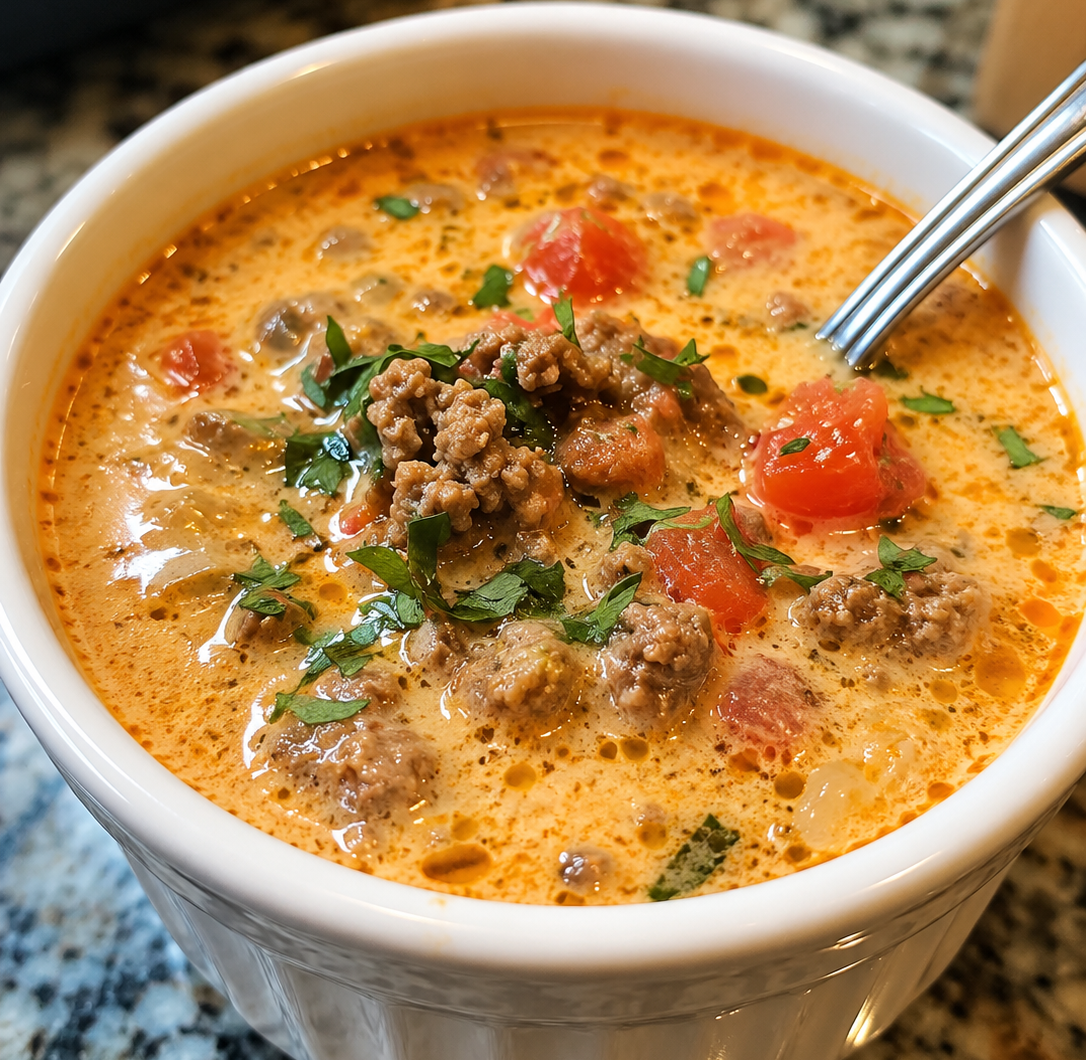 Creamy Sausage and Pepper Soup