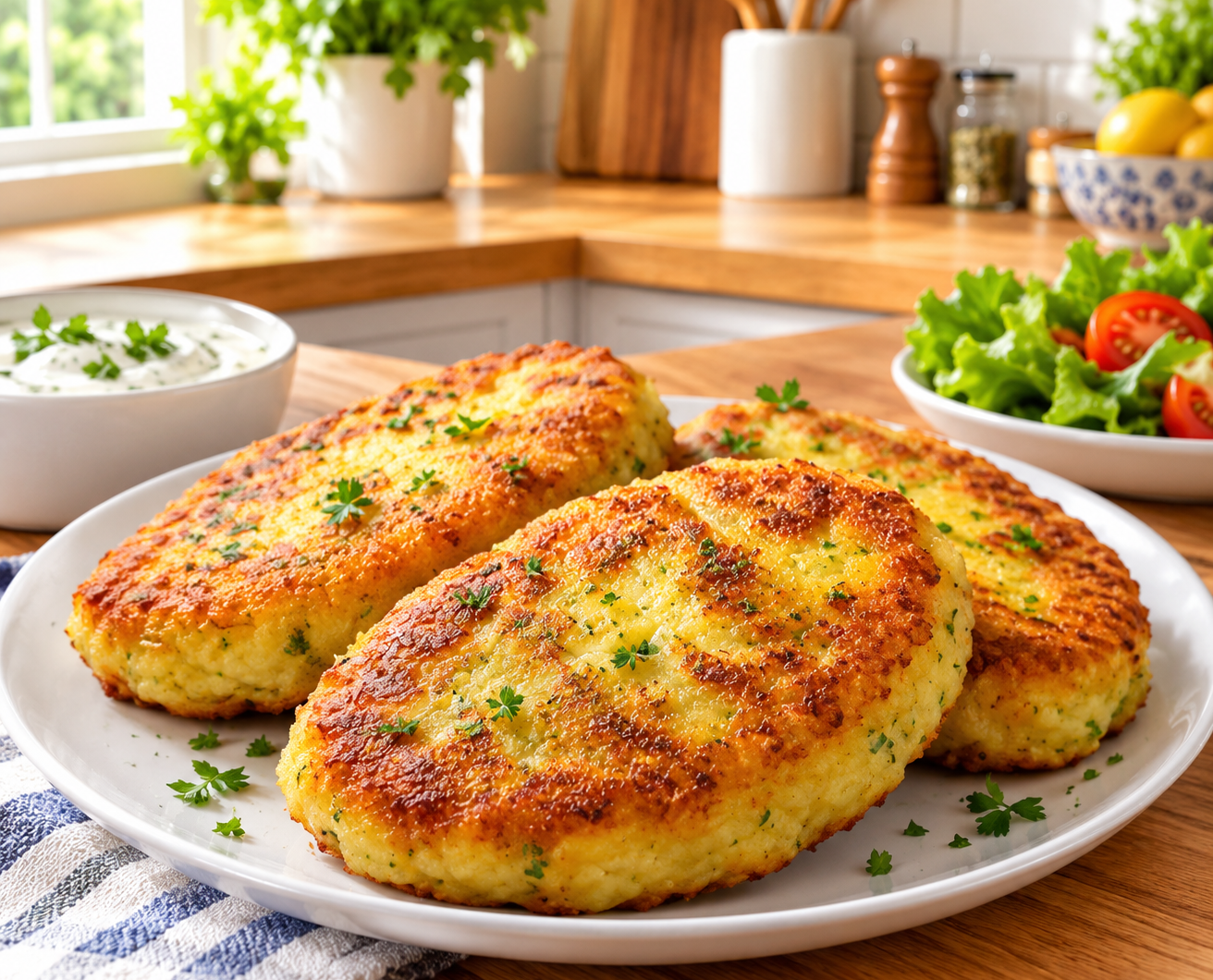 Healthy Zucchini Oatmeal Patties