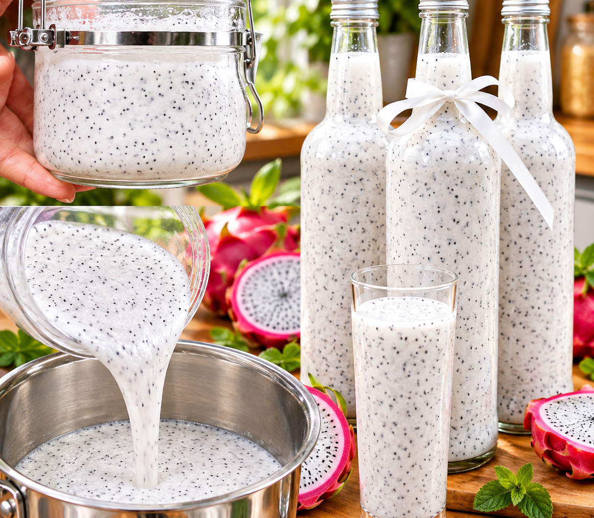 White Dragon Fruit Milkshake
