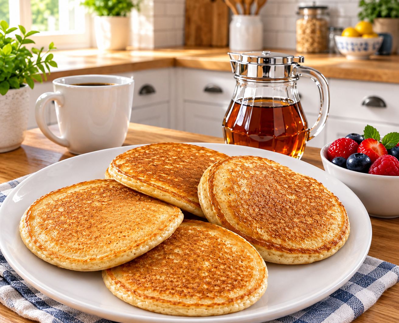 Easy Gluten-Free Oat Pancakes