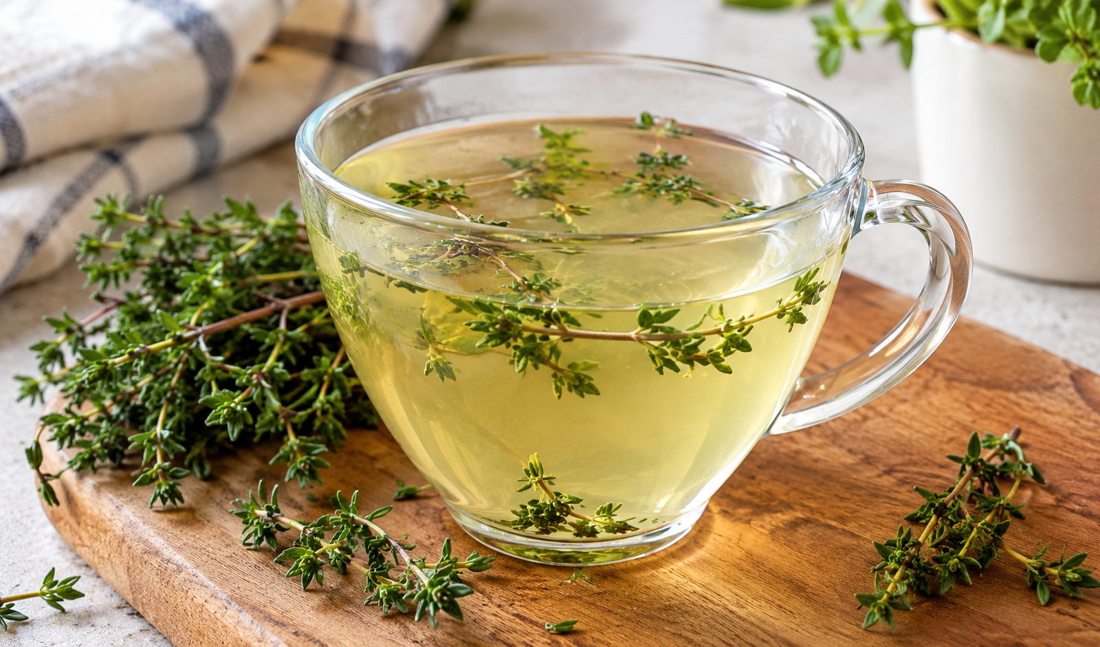 Healthy Thyme Tea Recipe